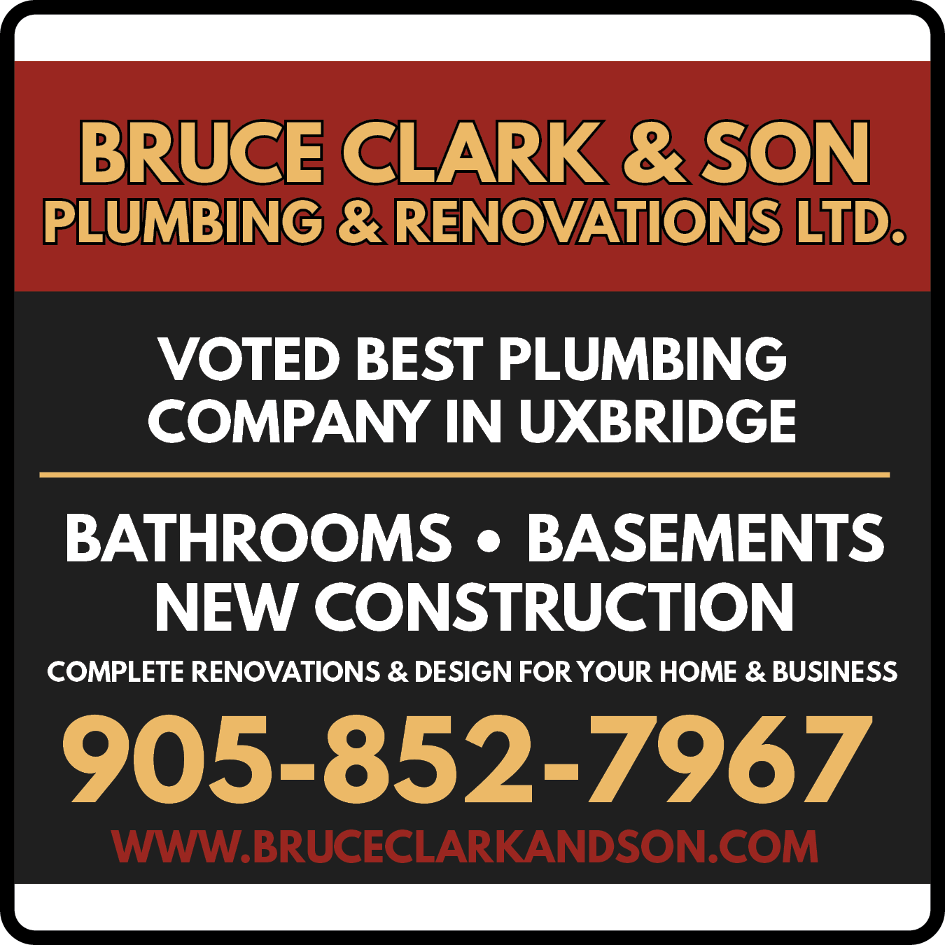 Bruce Clark & Sons Plumbing and Renovations Ltd.