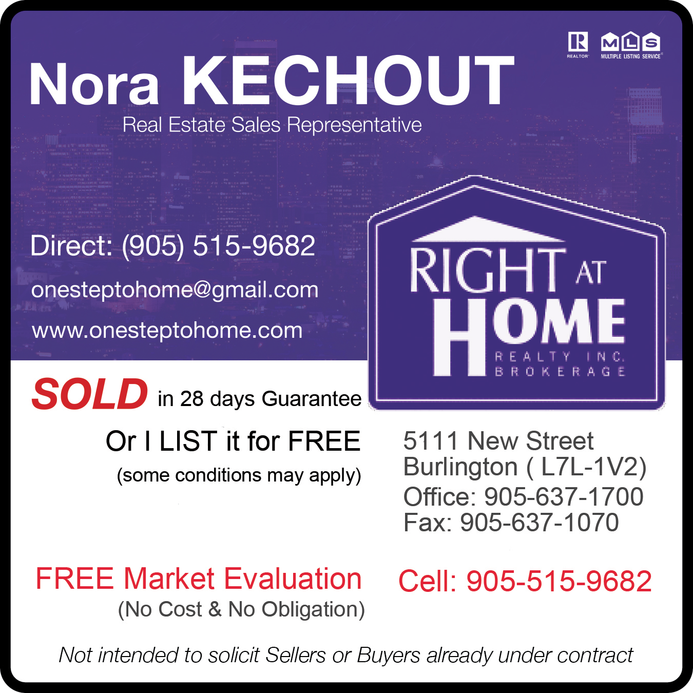 RIGHT AT HOME REALTY