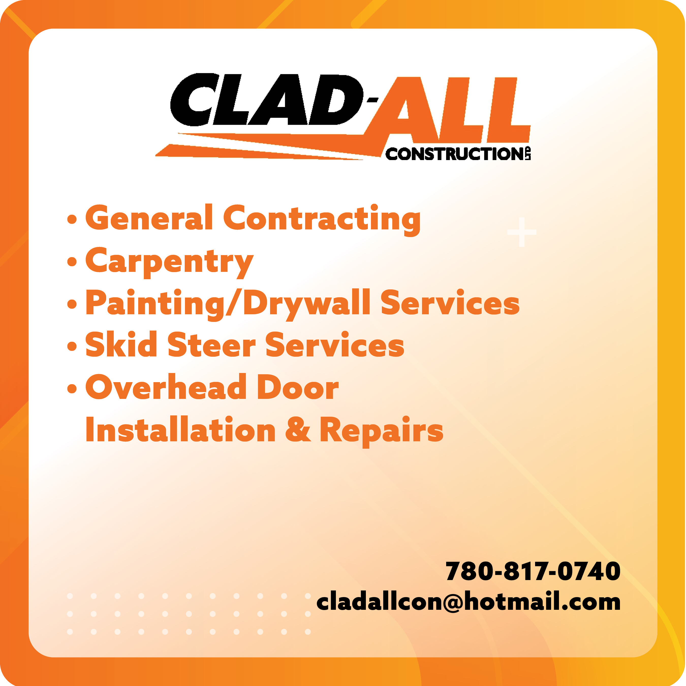 Clad-All Construction Ltd 