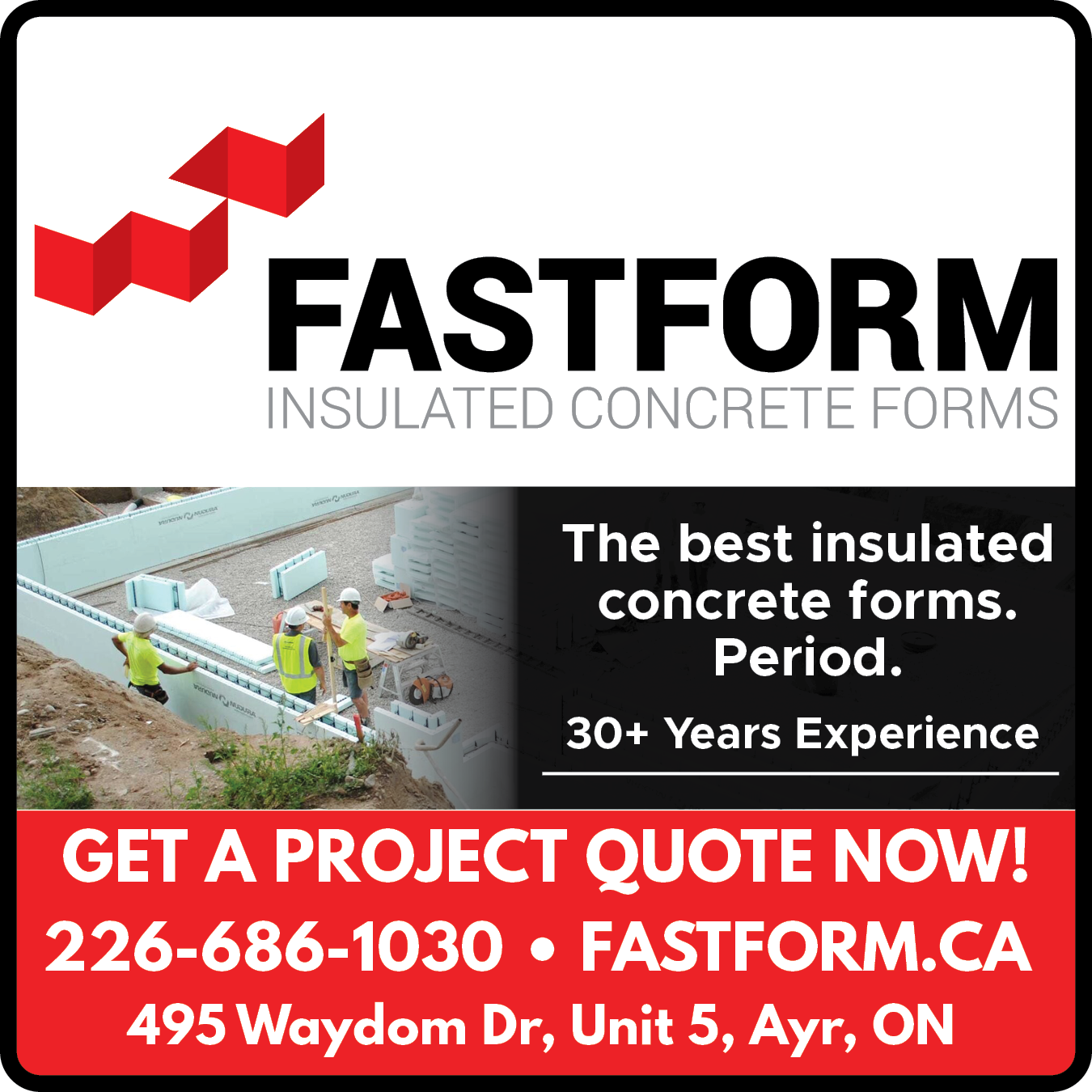 Fastform Insulated Concrete Forms