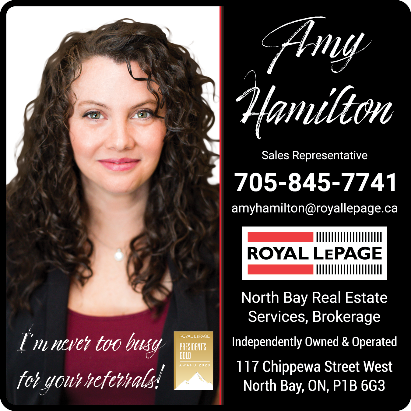 Amy Hamilton-Royal LePage North Bay Real Estate Services