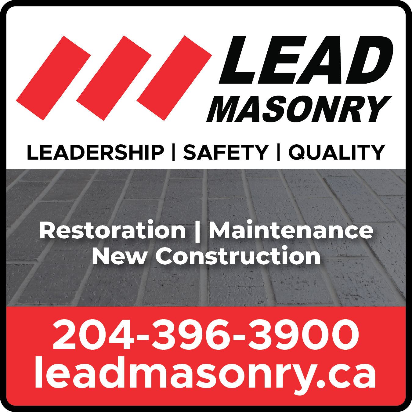 Lead Masonry