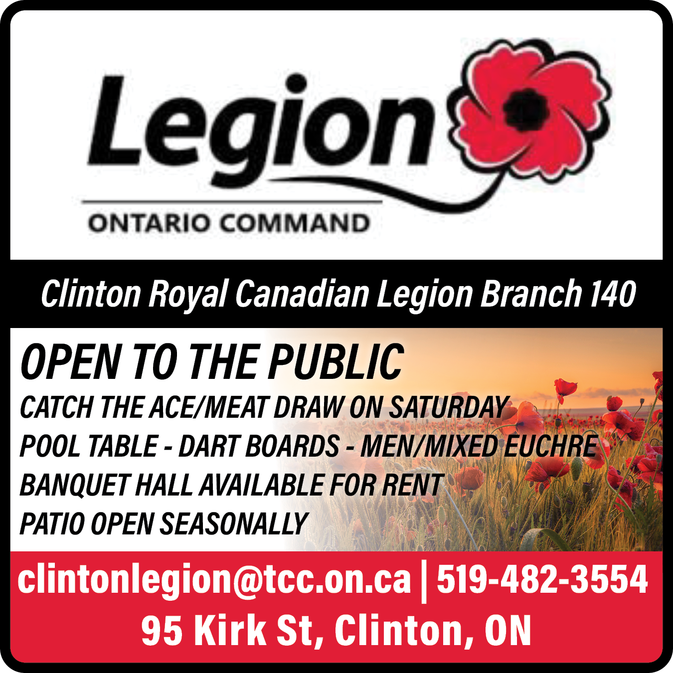 Royal Canadian Legion Branch 140 Clinton
