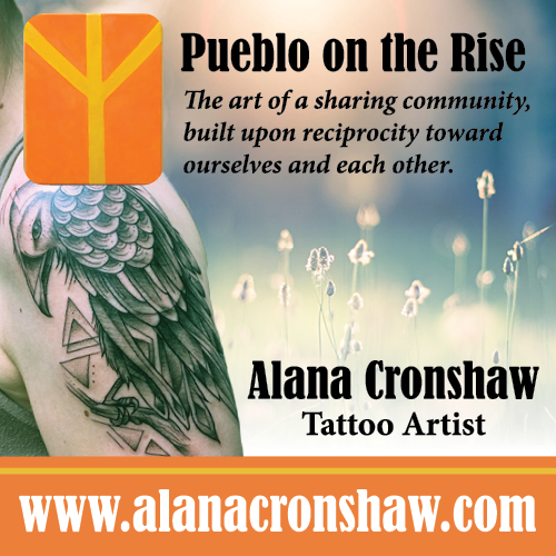 Alana Cronshaw Tattoo & Pueblo On The Rise
