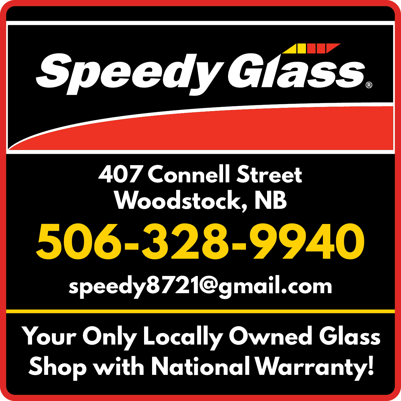 Speedy Glass Woodstock