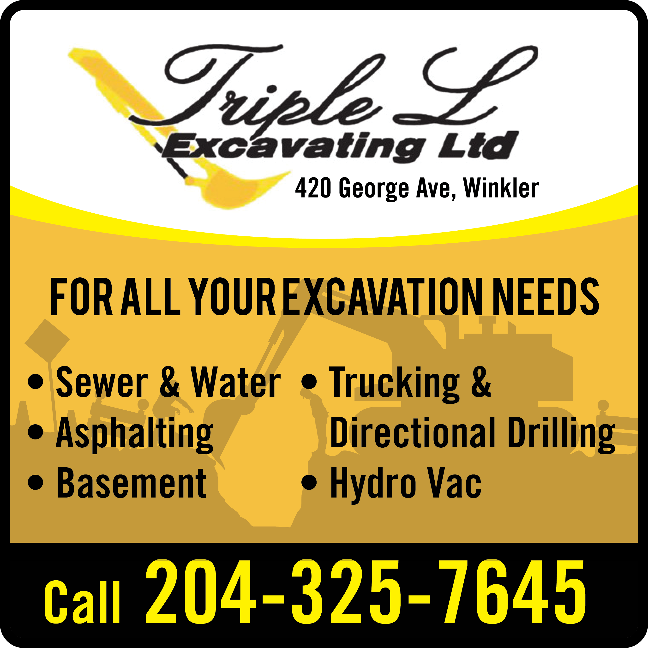Triple L Excavating Ltd