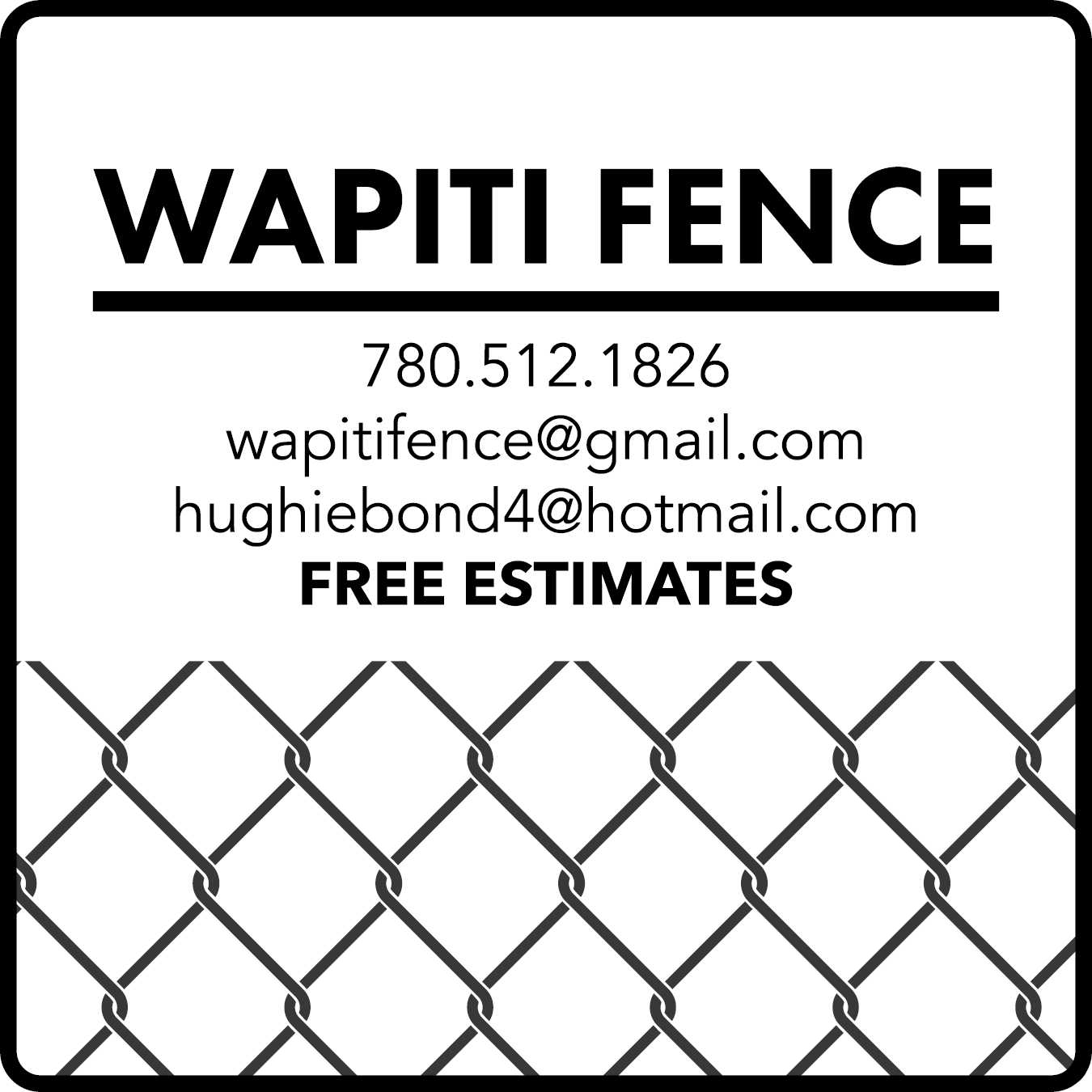 Wapiti Fence