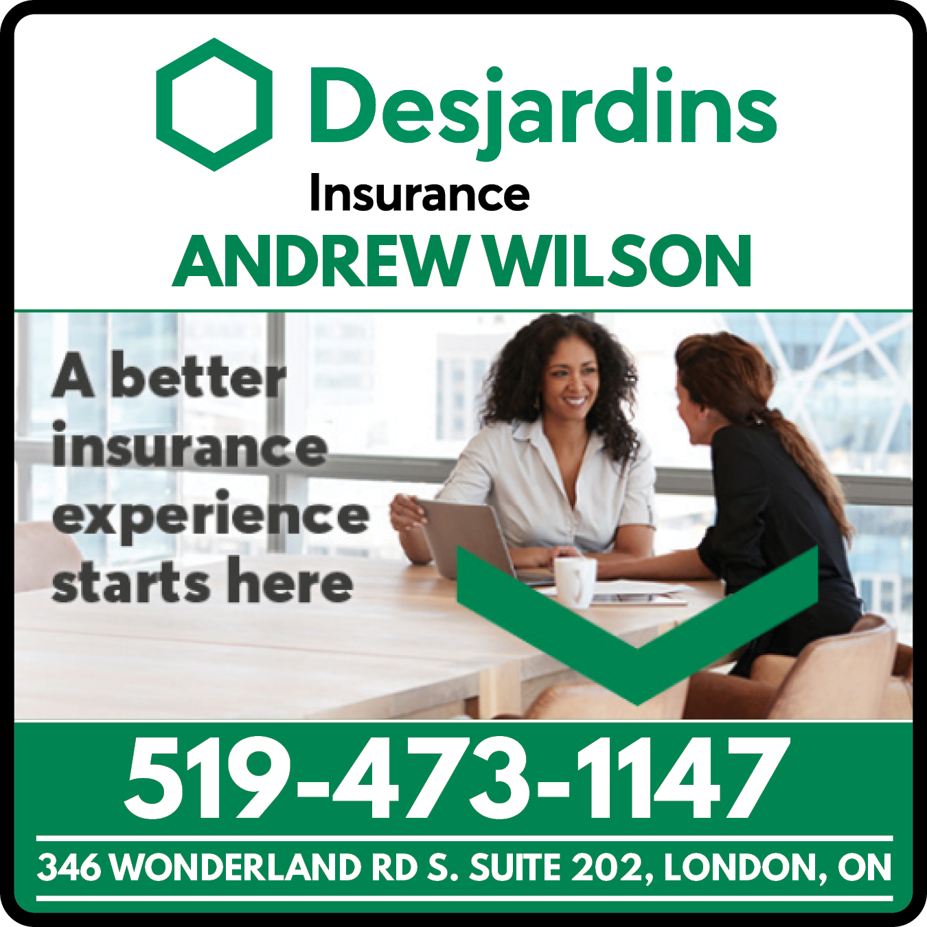 Andrew Wilson Desjardins Insurance Agent