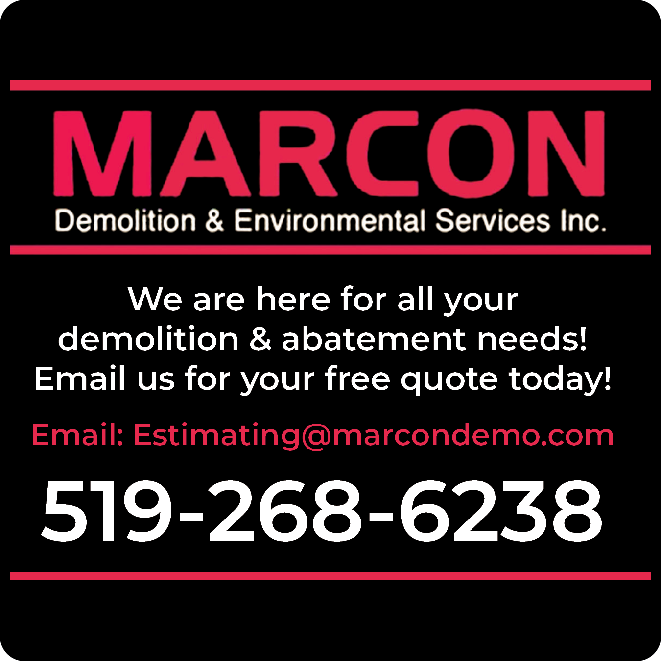 Marcon Demolition and Environmental Services Inc