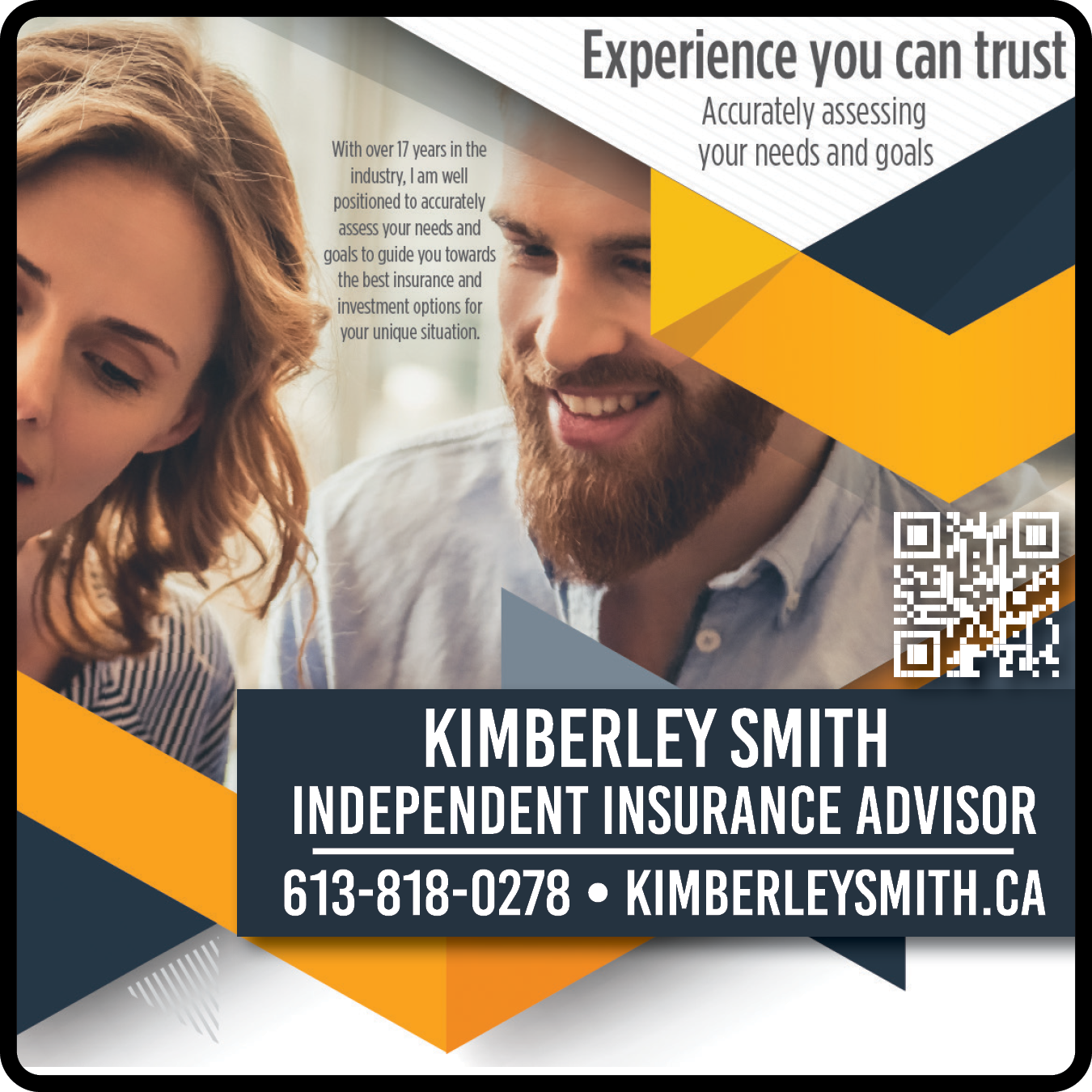 Kimberley Smith, Independent Insurance Advisor