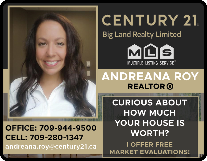 Andreana Roy - Century 21 Big Land Realty Ltd.
