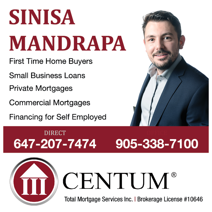 Sinisa Mandrapa - Centum Total Mortgage Services Inc